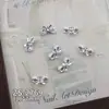 Cadena de Amor de Venta Caliente Transfronteriza Moño Rhinestones para Uñas Plateados Morados Rhinestones Rosa Girly Accesorios de Arte de Uñas con Rhinestones Venta al por Mayor