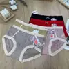 Ropa Interior para Mujer Estilo Nuevo Encaje Malla Jacquard Popular Moño Cintura Media Bragas de Niña Liquidación Especial Mayoreo