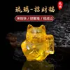 Nuevos Adornos de Gato de la Suerte de Cristal Vidrio Esmaltado Decoraciones para Muebles de Sala de Estar Regalos de Inauguración de Casa Oficina
