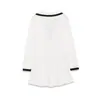 Suministro Exclusivo Transfronterizo de Ropa Nueva para Mujer 2026, Estilo Europeo y Americano, Vestido de Punto Color-Blocking a la Moda y Elegante con Solapa 0264403