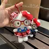 Muñeco de Peluche Estilo Británico de Hellokitty Dibujo Lindo Gato Kt Colgante para Bolso Llavero Disponible para Mayoreo