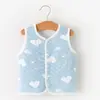 Chaleco para Bebé para Primavera y Otoño, Chaleco de Algodón Puro para Niños, Chaleco Pequeño para Recién Nacidos, Top Cálido sin Mangas para Otoño e Invierno