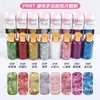 VNKT Sombra de Ojos Líquida con Lentejuelas Super Flash Lentejuela Grande Maquillaje de Ojos Brillo Brillo Perlado Maquillaje de Escenario Performance Estudiantil Gratis