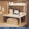 Mesa de Cama para Estudantes Universitários, Mesa de Escrivaninha para Beliche, Artefato de Dormitório, Mesa de Estudo para Dormitório, Mesa Preguiçosa de Arte em Ferro para Laptop