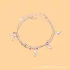Pulsera de Hoja de Ginkgo Estilo Nuevo de Tres Plateros Esencial Otoño e Invierno Joyería de Nicho Estilo Coreano Temperamento