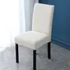 Funda de silla de una pieza de franela a cuadros universal, funda elástica para silla de hotel y restaurante, funda antimanchas para taburete