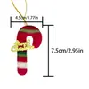Nuevo producto transfronterizo: Adorno de árbol de Navidad de Papá Noel, decoración navideña con ambiente festivo, adorno colgante de tela de reno y copo de nieve