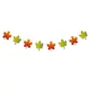 Guirnalda de hojas de arce de otoño europeas y americanas para un feliz Día de Acción de Gracias Decoración de guirnalda para fiesta de Acción de Gracias