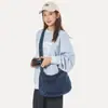 Bolso Cruzado Casual de Mezclilla Cuadrado Pequeño para Mujer Otoño 2025 Nuevo Bolso de Hombro Cruzado Casual de Gama Alta Retro