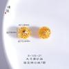 S925 Prata Banhado Ouro Oco Xiangyun Contas Flor Bola Contas Dispersas Contas Hetian Jade Bebê Cadeado Pulseira DIY Acessórios com Contas