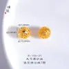 Prata 925 Banhada a Ouro Flor Xiangyun Oca Bola de Contas Contas Soltas Jade Hetian Cadeado de Bebê Pulseira Acessórios DIY com Contas