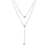 Collar sencillo de doble capa para mujer, cadena de clavícula elegante de celebridades de Internet de moda 2022, nuevo diseño de nicho, cadena de cuello con sentido