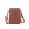 Moda Transfronteiriça Bolsa Masculina Novo Estilo Cabeça de Crocodilo Distintiva Transversal Bolsa Masculina Padrão Crocodilo Bolsa de Ombro Bolsa para Celular