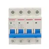 Disyuntor Pequeño Doméstico Dz47-63 1P 2P 3P 4P Protector Contra Cortocircuitos Interruptor de Cuchilla Tipo C 63A