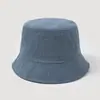 Sombrero de Pescador de Pana, Color Sólido Simple, Sombrero Estilo Japonés Retro, Moderno y Versátil para Viajes, Sombrero Tipo Cubeta Holgado Casual para Hombres y Mujeres