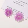 Brincos de Flores de Miçangas Margarida Flor Colorida Doce Chamativa para DIY Artesanal Acessórios de Flor para Brincos Bolsas Sapatos