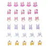 Sanrio Kt Cat Desenho Animado Japonês Acessórios para Nail Art Resina Peças Pequenas Brincos DIY Presilhas de Cabelo Acessórios de Decoração de Unhas Vestíveis