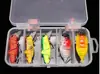 Venta al por mayor de fábrica Insecto Sanguijuela Cigarra Señuelo de Imitación Señuelo Biónico Flotante para Carpa y Carpa Cabeza de Toro Señuelo Duro Minnow Saltamontes