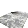 Alfombra para sala de estar de seda y lana teñida anudada, de pelo largo, en stock, cobertura completa de área grande, manta suave para cabecera de dormitorio, venta al por mayor transfronteriza