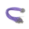 Collar de Cuerda de Cera Multicolor Coreano para Mujer diy Collar de Cuerda de Cera Hecho a Mano para Mujer