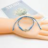 Pulsera de aleación tejida a mano ajustable, pulsera de mano de cuerda de mano, notas de fiesta de festival de música de moda europea y americana transfronteriza, regalo