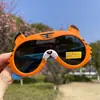 Óculos de Sol Infantis Tigre Pequeno Silicone Biopheles Formato Fofo Óculos de Sol para Bebê Venda Quente Transfronteiriça Óculos de Sol de Desenho Animado Tendência
