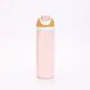 Nova garrafa de água térmica colorida de aço inoxidável 304, portátil com alça e tampa flip-top, adequada para uso ao ar livre e esportes, e pode ser personalizada