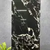 Azulejos de Piso de Pedra de Luxo Estilo Francês Preto Minimalista com Padrão de Mármore 60*120 Azulejos Cerâmicos para Hotéis e Supermercados, Azulejos Brilhantes Cor de Café