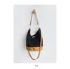 Bolso de mujer transfronterizo 2023 Corea del Sur nuevo bolso de lona para mujer bolso de cubo de un solo hombro moda puntadas artísticas color sólido bolso de mensajero