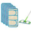 Capa de Mop de Tecido Trançado de Microfibra Abraça Plano Cabeça de Mop Substituível Suprimentos de Limpeza Doméstica Pano de Mop