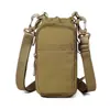 Bolsa Portátil para Botella de Agua de Viaje al Aire Libre, Bolso Simple Multifuncional con Cordón para Llevar en la Mano o al Hombro, Mini Bolso de Hombro Cruzado de Moda para Teléfono Móvil