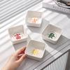 Estilo Marea Nacional Creativo Popular en Internet Plato para Snacks Cerámico para el Hogar Plato para Condimentos Tazón para Condimentos para Salsas Plato para Snacks Fule Jifa