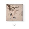 Nicho arte abstrata sala de estar pintura decorativa Francês estilo retro sofá fundo parede pintura de piso medieval varanda pendurada pintura