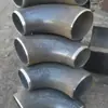 Fabricantes suministran codo de acero al carbono aleado de pequeño calibre estándar nacional, codo de 90 grados, pared gruesa, sin costura, codo estampado galvanizado