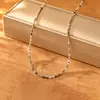 Collar de Turmalina Natural Multicolor con Cuentas, Moda de Alta Gama, Estilo de Nicho, Cadena para Clavícula Dopamina, Cadena para el Cuello Estilo Diosa