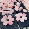 Natural femenino Concha Real Rouge concha de caracol cóncava pétalos de flor de cerezo Begonia pétalos de tulipán accesorios para joyería diy