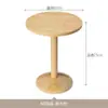 Juego de Mesa y Sillas para Reuniones Estilo Nórdico, Recepción Casual, Mesa Redonda Pequeña Minimalista Moderna para Tienda de Té con Leche, Rectangular