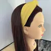 Cintillo Cruzado de Punto Estilo Coreano Europeo y Americano Banda para Lavado de Cara Banda para el Cabello Color Sólido Banda Elástica para el Cabello Banda para el Cabello de Yoga Deportiva para Mujeres