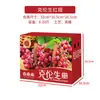Caixa de Embalagem Universal para Uvas com Caixa de Presente Impressa para Uvas Sunshine Rose, Kyoho, Summer Black e Huta No. 8, Caixa Vazia para Uvas Maduras