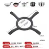 Soporte para estufa de gas Soporte antideslizante para olla Wok Estante para estufa de gas Tetera pequeña olla de leche Estufa Utensilios de cocina almacenamiento