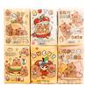 100% Celulose de Madeira Nativa Bonito Desenho Animado Estampado Papel Lenço Estudante Crianças Pequeno Saco Lenço Portátil Flexível Produto Premium