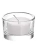 Copo de Vidro para Vela Tealight de Aromaterapia Transparente Fosco Kit de Material Artesanal DIY Lâmpada de Manteiga Copo Vazio para Exibição