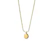 Collar con colgante de letra de acero de titanio completo, superventas transfronterizo de Amazon, moda europea y americana, con un toque de alta gama