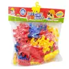 Hongtai Floco de Neve Tubo de Água Divertido Homemzinho Macio Blocos de Construção Brinquedo DIY Infantil Barraca de Venda Quente
