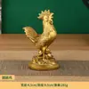 Enfeites de galo de cobre Fu Chicken Zodiac Chicken Copper Chicken Atacado Copper Fu Chicken Home Crafts Gift Ornaments