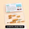 Bolsa de material de bambu para pessoas de bambu DIY pessoas de bambu pequenas professor designado jogo de quebra-cabeça de batalha para duas pessoas pessoas de bambu com mesa PK