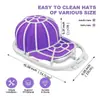 Lavador de Gorras Amazon Anti-Deformación Lavador de Gorras de Béisbol Lavadora Creativa Estante de Protección para Lavado de Gorras Caja de Almacenamiento
