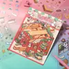 Pegatinas Grandes de Paisajismo Nuevas Pegatinas de Escena Miniatura Apilables Pegatinas de Cabaña Estéreo Descompresión Pegatinas de Paisajismo Hechas a Mano para Niños