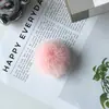 Bola de Peluche de Imitación de Conejo Colgante para Celular Llavero de Bola de Peluche DIY Accesorios para Ropa, Zapatos y Sombreros Bola de Peluche Artificial Bola de Hilo