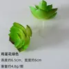 Serie de colores frescos y claros plantas suculentas de flocado simulado plantas verdes decoración del hogar combinación de mini adornos plantas en maceta artificiales
